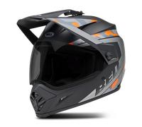 §Casco Adventure Bell Mx-9 Adv Mips Negro Mate-Naranja§