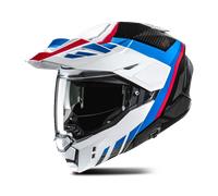 HJC i80 Imes Casco, negro-blanco-rojo-azul, tamaño XL para Hombres