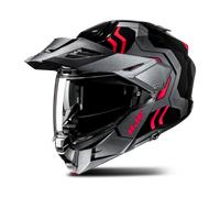 Casco Adventure HJC I80 Velly Gris/Negro/RojoL Gris,Negro,Rojo