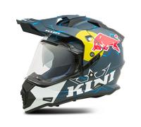 Kini Red Bull ADV 1.0 Casco de Enduro, azul/blanco, Talla L