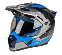 Klim Krios Pro Casco de motocross, gris-azul, tamaño 3XL