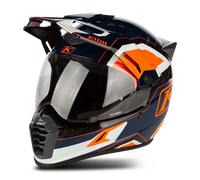 Klim Krios Pro Rally Carbon Casco de motocross, naranja, tamaño 2XL para Hombres