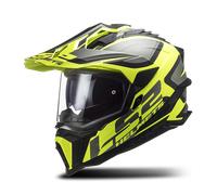 Casco Adventure LS2 MX701 EXPLORER Alter Negro Mate/Amarillo de Alta VisibilidadS Negro Mate,Amarillo de Alta Visibilidad