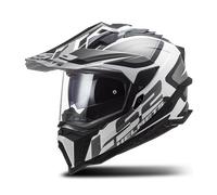 Casco Adventure LS2 MX701 EXPLORER Alter Negro mate/BlancoS Negro mate,Blanco