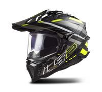Casco Adventure LS2 MX701 EXPLORER C EDGE Negro/Amarillo de alta visibilidadS Negro,Amarillo de alta visibilidad