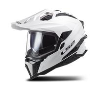 LS2 Explorer 06 Casco Moto, Unisex, White, L