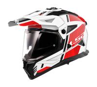 Casco Adventure LS2 MX702 Pioneer II Blanco/RojoL Blanco,Rojo