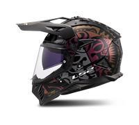 Casco Adventure LS2 MX702 Pioneer II NegroXL Negro