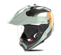 Casco Crossover Nolan N70-2 X SELVADO 348 Nero/Verde grigio/Bianco/Arancione