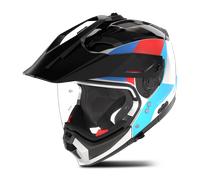 Casco Crossover Nolan N70-2 X TURBINE 350 Bianco / Nero / Blu / Rosso