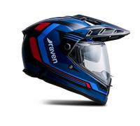 Casco Adventure Raven Rauk Negro/Azul/RojoM Negro,Azul,Rojo