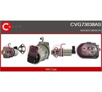 CASCO AGR-Ventil Eléctrico Compatible Para VW Golf V 1.6 Audi A3 Sportback