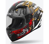Casco Airoh Connor Samurai Mate-Negro-rojo-blanco S