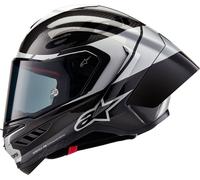 Casco Alpinestars Supertech R10 Element Carbono-plata-negro M