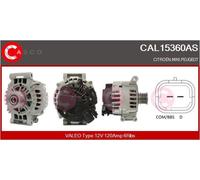 CASCO Alternador Generador 120A 12V Para Peugeot 207 CC 1.6 16V 1.4