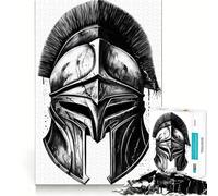 Casco Antiguo Minimalista,Rompecabezas de 1000 Piezas para Adultos Piensa,Entrena,Juega Cierre Seguro,sin Piezas Sueltas aliviar el estrés (38x26cm)