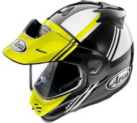 Arai Tour-X5 Cosmic Casco de motocross, negro-blanco-amarillo, tamaño M para Hombres