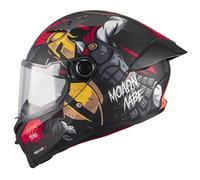 Casco AXXIS Fenix Hoplita B5 Mate - Casco de Moto Integral Unisex Hombre y Mujer - Homologado ECE 22.06 (M)