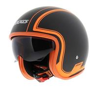 Casco Axxis Hornet SV Royal A4 negro mate naranja fluor (L)