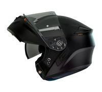 Casco Axxis Modular Storm S-06 Solid Negro Mate Talla M con Gafa Solar Homologado