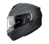 Casco Axxis Modular Storm S-06 Solid Titanio Mate Talla L con Gafa Solar Homologado
