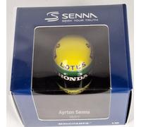 Casco Ayrton Senna Fórmula 1 1987 1:10 Minichamps En OVP