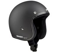 Casco Bandit Premium Jet (Sin ECE) Color: Negro Mate Talla: L (59)
