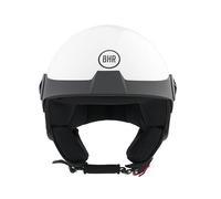 Casco BHR Demi-Jet 833 Peak, Casco de Scooter Ligero y Compacto Homologado ECE 22.06, Peso y Dimensiones Reducidas y Diseño Minimalista para una Máxima Funcionalidad, Blanco, XS