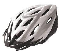 Casco Bici Adulto Blanco Silver Cáscara Fuera Del Molde Tamaño L