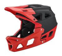 Casco Bici MTB Cycling Helmet Full Face Mountain Bike Helmet For Men Motorcycle Off-Road Adult Bicycle Racing Accessories Casco Bicicleta(Black and Red,L(58-62CM))