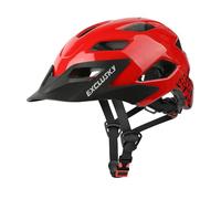 Casco Bici Niño 50-57cm, Exclusky Casco Bicicleta Niño con Visera para Casco Enduro MTB BMX Patinete Ciclismo (5-13 Años)
