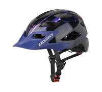 Casco Bici Niño 50-57cm, Exclusky Casco Bicicleta Niño con Visera para Casco Enduro MTB BMX Patinete Ciclismo (5-13 Años)