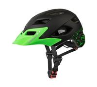 Casco Bici Niño 50-57cm, Exclusky Casco Bicicleta Niño con Visera para Casco Enduro MTB BMX Patinete Ciclismo (5-13 Años) (Negro)