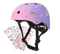 Casco Bici Niño Ajustable, Casco Bicicleta para Niñas de 3-14 años, Cascos Infantiles de Protección para Patines Skate Patinaje Ciclismo Monopatín Scooter Deportes, Talla M