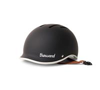 Casco Bicicleta Adulto Thousand Heritage - Casco Unisex ventilado con Sistema antirrobo PopLock - Ideal para Bicicleta Urbana, Skate o Patines para Hombres y Mujeres - Heritage 2.0 Carbon Black, M