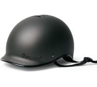Casco Bicicleta Adulto Thousand Heritage - Casco Unisex ventilado con Sistema antirrobo PopLock - Ideal para Bicicleta Urbana, Skate o Patines para Hombres y Mujeres - Heritage 2.0 Stealth Black, M