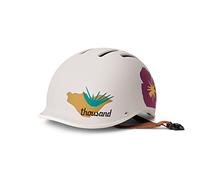 Casco Bicicleta Adulto Thousand Heritage - Casco Unisex ventilado con Sistema antirrobo PopLock - Ideal para Bicicleta Urbana, Skate o Patines para Hombres y Mujeres - Heritage 2.0 Super Bloom, M