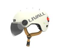 Casco Bicicleta E-Bike con la Luz LIVALL L23 Blanco M 54 Hasta 58 CM