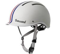 Casco bicicleta infantil verde Thousand Jr con pegatinas ( Speedway Creme / XS )