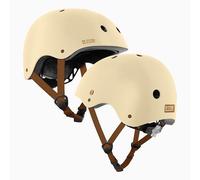 Casco Bicicleta Niño OLSSON Casco Infantil - Talla Ajustable S/M (48-50) M/L (50-52) - Protección 360º - Forro Desmontable - Ventilación - para Bicis, Skate, Patinetes y Patines (Beige, Medium)
