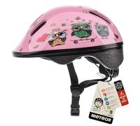 Casco Bicicleta Bebe Helmet Bici Ciclismo para Niño - Cascos para Infantil Bici Helmet para Patinete Ciclismo Montaña BMX Carretera Skate Patines monopatines (S 48-52 cm, Little Owl)