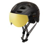 Casco bicicleta + visor led + usb Cairn Quartz L (58/62 cm)