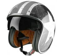 Casco Helmet Helm Capacete Jet ORIGINE sprint Rebel Star Grey TAMAÑO S