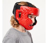Casco Boxeo Niños Rojo Integral Talla única