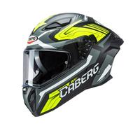 Casco Caberg Drift Evo II Motocicleta Moto Negro Mate/Gris/Amarillo/Flúor