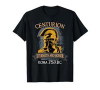 Casco Centurión Romano Fuerza Honor Antigua Roma 753 a.C. Camiseta