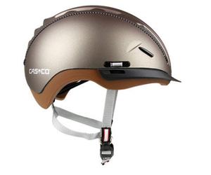 Casco ciclista urbano y bici eléctrica Roadster marrón Casco ( Marrón / XS-S )