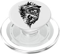 Casco Ciclomotor Motocicleta Pit-Bike Dirtbike Motocross PopSockets PopGrip para MagSafe