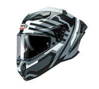 Casco completo de motocicleta Caberg Drift Evo II Horizon gris mate/negro/blanco