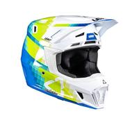 Casco con Gafas Leatt Kit Moto 7.5 V26 Pixel Blue (55-56 cm) S